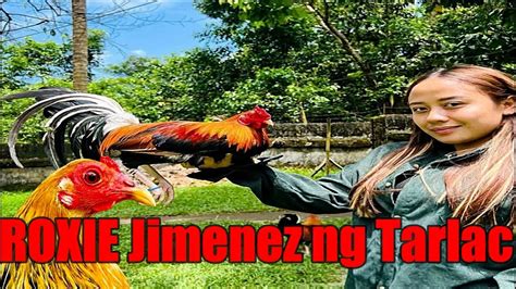 Dicky Lim of El Nido Gamefarm With ROXIE Jimenez ng Tarlac.